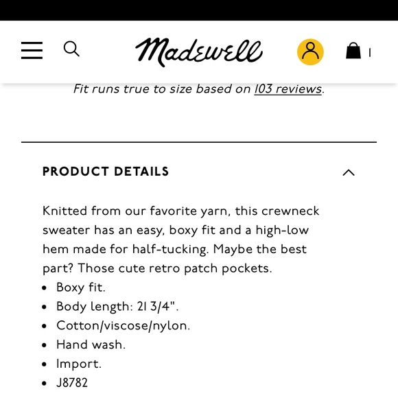 Pink Patch Pocket Pullover Sweater - Picture 7 of 7